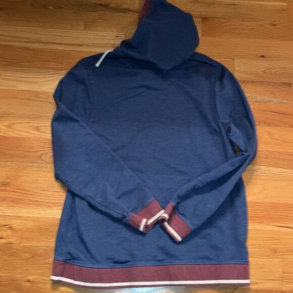 Psycho Bunny Standard Fit Hooded Hoodie Lacer Laces Hockey Style Sweatshirt L - Picture 4 of 4